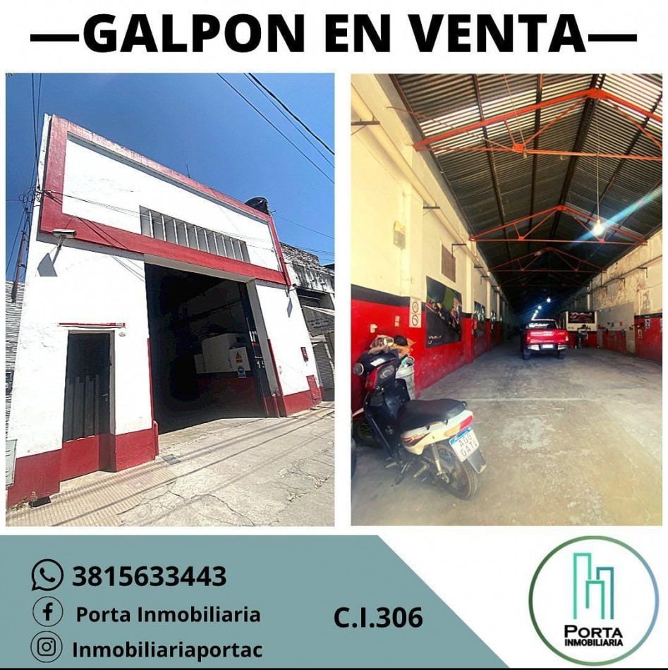 Foto Galpon en Venta en San Miguel De Tucuman, Tucuman - U$D 150.000 - pix814561062 - BienesOnLine