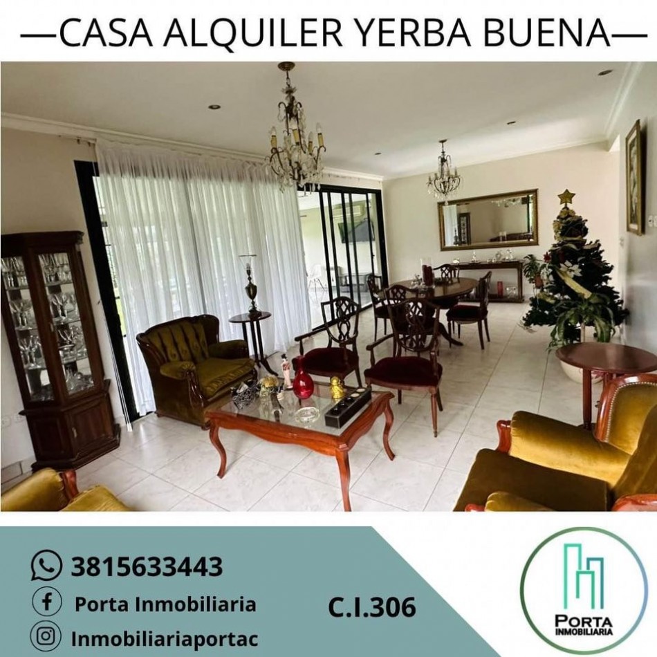 CASA EN ALQUILER