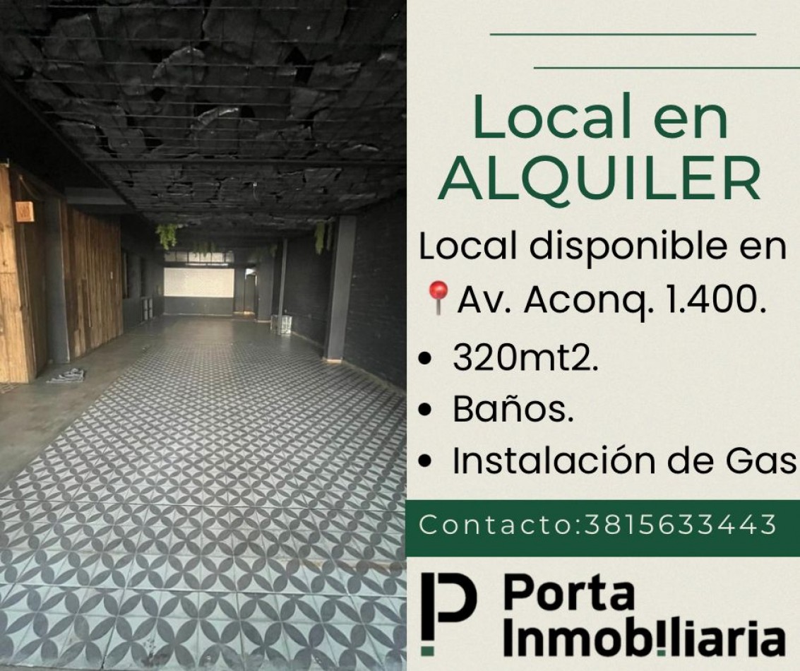 ALQUILER | LOCAL COMERCIAL